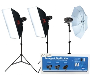 Falcon Eyes Studio Flash Set SSK-3200D with Bag with...